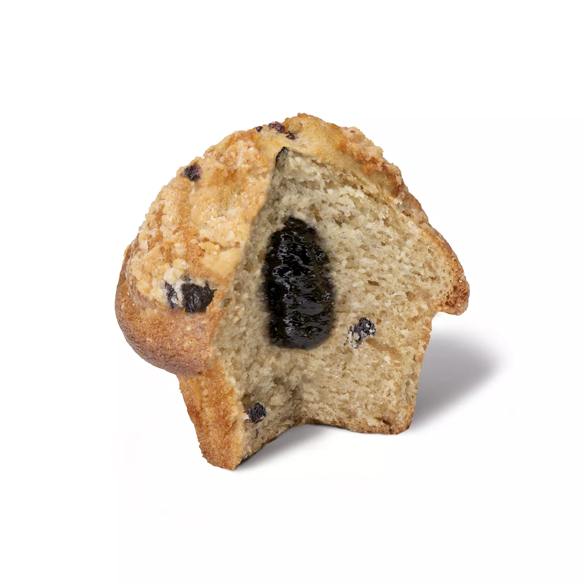 Blueberry Muffin with Blueberry Filling